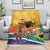 Personalized South Africa Heritage Day Blanket With Traditional Dancer