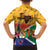 Personalized South Africa Heritage Day Family Matching Long Sleeve Bodycon Dress and Hawaiian Shirt With Traditional Dancer - Wonder Print Shop