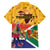 Personalized South Africa Heritage Day Family Matching Long Sleeve Bodycon Dress and Hawaiian Shirt With Traditional Dancer - Wonder Print Shop