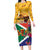 Personalized South Africa Heritage Day Family Matching Long Sleeve Bodycon Dress and Hawaiian Shirt With Traditional Dancer - Wonder Print Shop