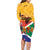 Personalized South Africa Heritage Day Family Matching Long Sleeve Bodycon Dress and Hawaiian Shirt With Traditional Dancer - Wonder Print Shop