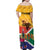 Personalized South Africa Heritage Day Family Matching Off Shoulder Maxi Dress and Hawaiian Shirt With Traditional Dancer - Wonder Print Shop