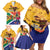 Personalized South Africa Heritage Day Family Matching Off Shoulder Short Dress and Hawaiian Shirt With Traditional Dancer - Wonder Print Shop