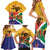 Personalized South Africa Heritage Day Family Matching Short Sleeve Bodycon Dress and Hawaiian Shirt With Traditional Dancer - Wonder Print Shop