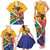 Personalized South Africa Heritage Day Family Matching Tank Maxi Dress and Hawaiian Shirt With Traditional Dancer - Wonder Print Shop