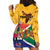 Personalized South Africa Heritage Day Hoodie Dress With Traditional Dancer - Wonder Print Shop