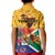 Personalized South Africa Heritage Day Kid Polo Shirt With Traditional Dancer - Wonder Print Shop