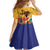 Personalized South Africa Heritage Day Kid Short Sleeve Dress With Traditional Dancer - Wonder Print Shop