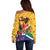 Personalized South Africa Heritage Day Off Shoulder Sweater With Traditional Dancer - Wonder Print Shop