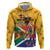 Personalized South Africa Heritage Day Zip Hoodie With Traditional Dancer - Wonder Print Shop