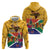 Personalized South Africa Heritage Day Zip Hoodie With Traditional Dancer - Wonder Print Shop