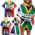 Personalized South Africa Heritage Day Family Matching Off Shoulder Short Dress and Hawaiian Shirt Flag Style - Wonder Print Shop