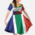 Personalized South Africa Heritage Day Family Matching Tank Maxi Dress and Hawaiian Shirt Flag Style - Wonder Print Shop