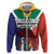 Personalized South Africa Heritage Day Hoodie Flag Style - Wonder Print Shop