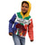 Personalized South Africa Heritage Day Kid Hoodie Flag Style - Wonder Print Shop