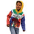 Personalized South Africa Heritage Day Kid Hoodie Flag Style - Wonder Print Shop