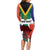 Personalized South Africa Heritage Day Long Sleeve Bodycon Dress Flag Style - Wonder Print Shop