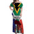 Personalized South Africa Heritage Day Off Shoulder Maxi Dress Flag Style - Wonder Print Shop