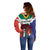 Personalized South Africa Heritage Day Off Shoulder Sweater Flag Style - Wonder Print Shop