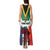 Personalized South Africa Heritage Day Tank Maxi Dress Flag Style - Wonder Print Shop