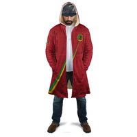 Custom Saint Kitts And Nevis Football Cloak Sugar Boyz Red Version - Wonder Print Shop