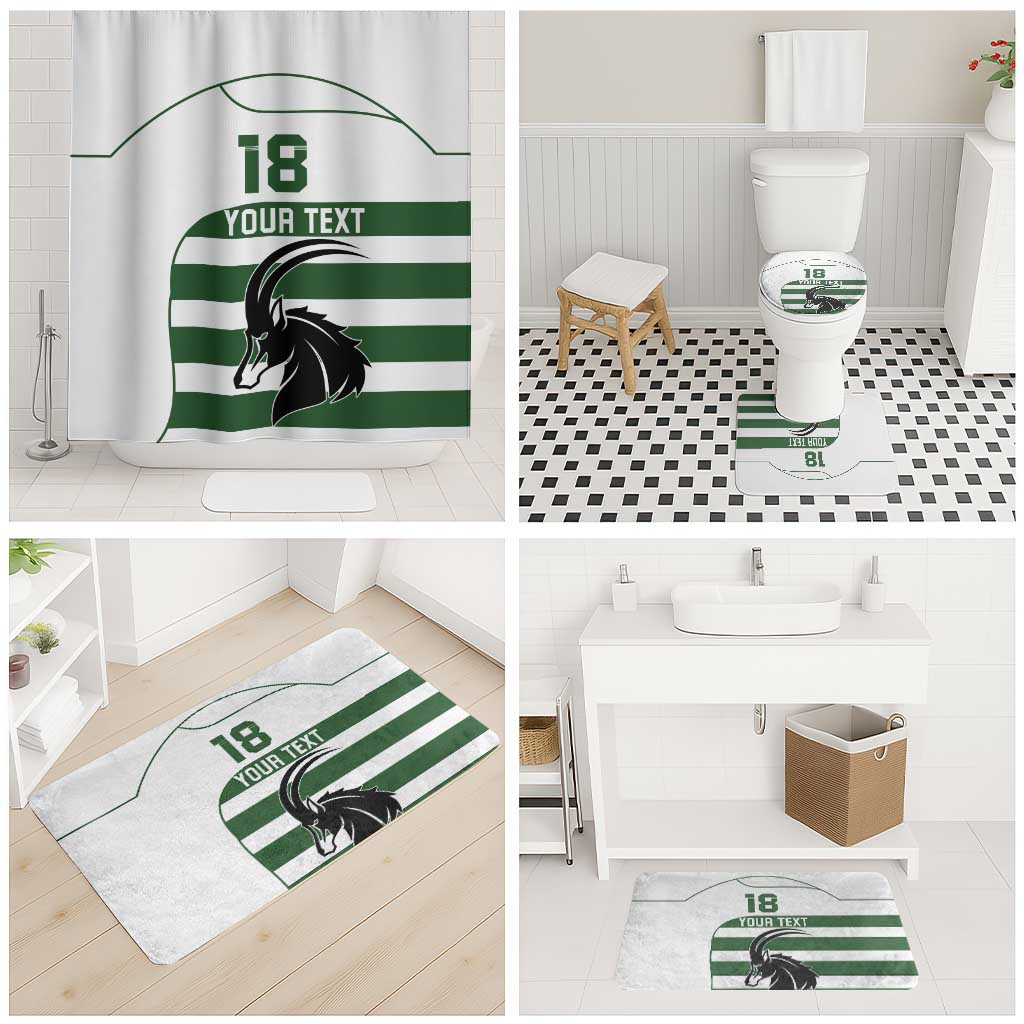 Custom Zimbabwe Rugby Bathroom Set The Sables Go Champion - Wonder Print Shop