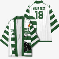 Custom Zimbabwe Rugby Kimono The Sables Go Champion - Wonder Print Shop