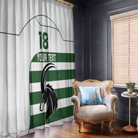 Custom Zimbabwe Rugby Window Curtain The Sables Go Champion - Wonder Print Shop