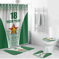 Custom Zimbabwe Rugby Bathroom Set Sables African Patterns - Wonder Print Shop