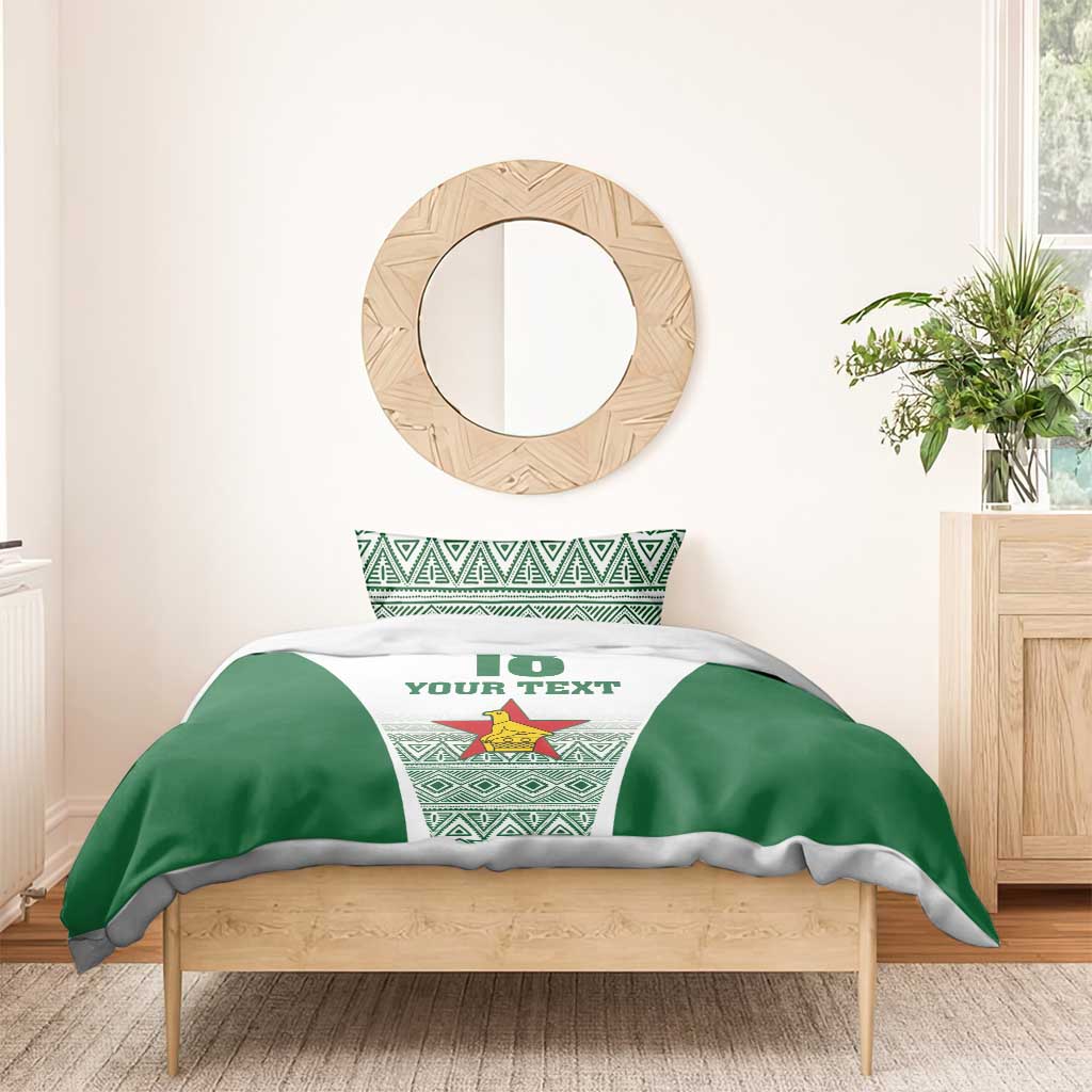 Custom Zimbabwe Rugby Bedding Set Sables African Patterns - Wonder Print Shop