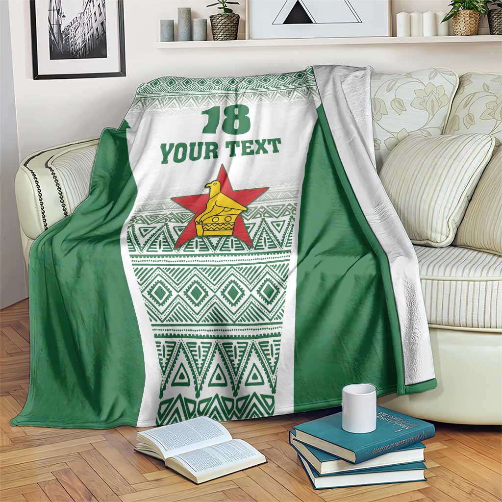 Custom Zimbabwe Rugby Blanket Sables African Patterns - Wonder Print Shop