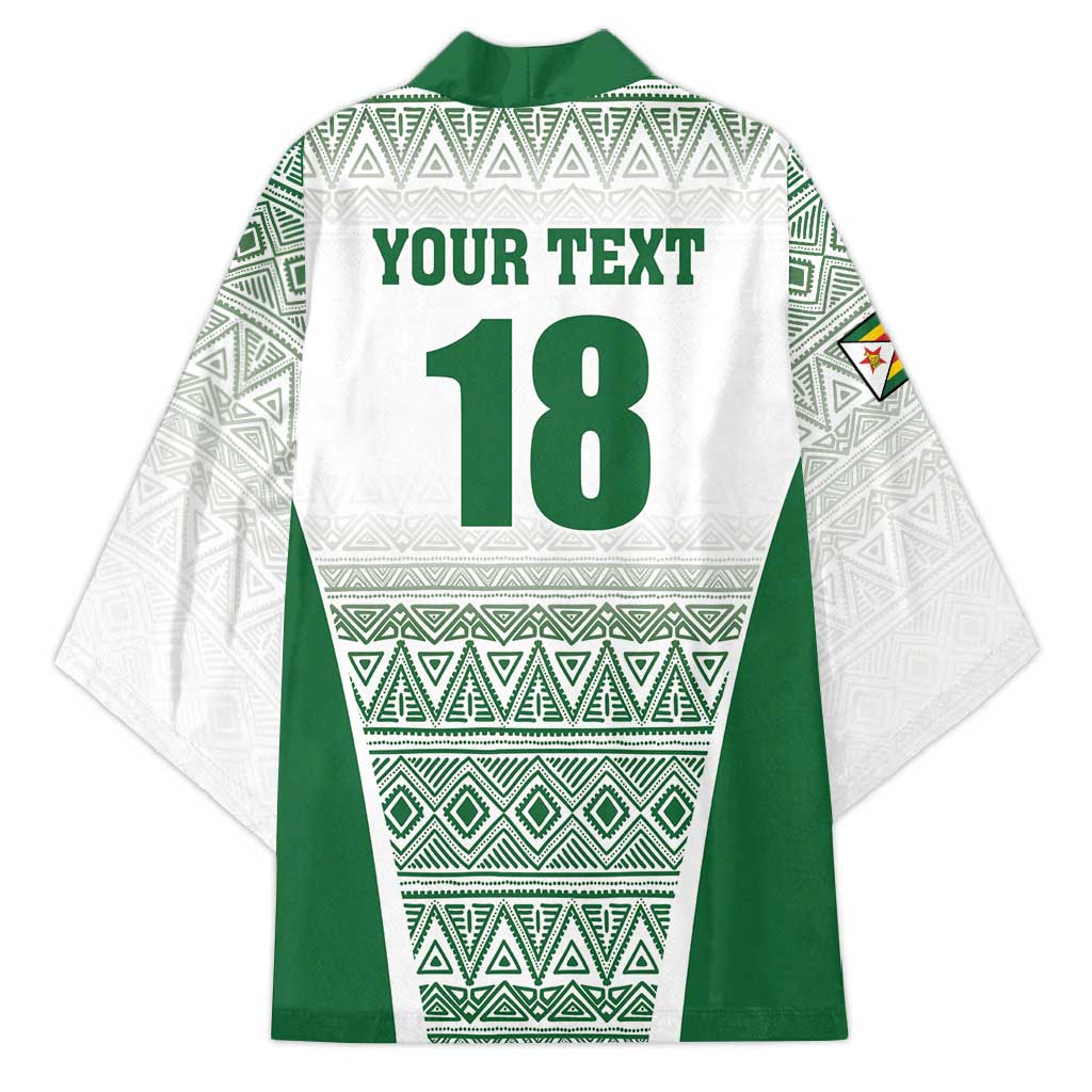 Custom Zimbabwe Rugby Kimono Sables African Patterns - Wonder Print Shop