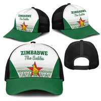 Zimbabwe Rugby Mesh Trucker Cap Sables African Patterns - Wonder Print Shop