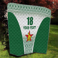 Custom Zimbabwe Rugby Quilt Sables African Patterns - Wonder Print Shop