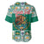 Personalized Mexico Christmas Baseball Jersey Coat Of Arms With Aztec Mexican Patterns - Wonder Print Shop