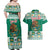 Personalized Mexico Christmas Couples Matching Off Shoulder Maxi Dress and Hawaiian Shirt Coat Of Arms With Aztec Mexican Patterns