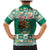 Personalized Mexico Christmas Family Matching Mermaid Dress and Hawaiian Shirt Coat Of Arms With Aztec Mexican Patterns