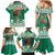 Personalized Mexico Christmas Family Matching Mermaid Dress and Hawaiian Shirt Coat Of Arms With Aztec Mexican Patterns