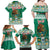 Personalized Mexico Christmas Family Matching Off Shoulder Maxi Dress and Hawaiian Shirt Coat Of Arms With Aztec Mexican Patterns