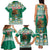 Personalized Mexico Christmas Family Matching Tank Maxi Dress and Hawaiian Shirt Coat Of Arms With Aztec Mexican Patterns