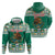 Personalized Mexico Christmas Hoodie Coat Of Arms With Aztec Mexican Patterns