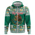 Personalized Mexico Christmas Hoodie Coat Of Arms With Aztec Mexican Patterns