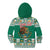 Personalized Mexico Christmas Kid Hoodie Coat Of Arms With Aztec Mexican Patterns