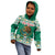 Personalized Mexico Christmas Kid Hoodie Coat Of Arms With Aztec Mexican Patterns