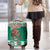 Personalized Mexico Christmas Luggage Cover Coat Of Arms With Aztec Mexican Patterns