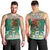 Personalized Mexico Christmas Men Tank Top Coat Of Arms With Aztec Mexican Patterns