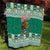 Personalized Mexico Christmas Quilt Coat Of Arms With Aztec Mexican Patterns