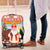 Personalized Germany Frohe Weihnachten Luggage Cover Cute Saint Nicholas With Christmas Tree - Wonder Print Shop