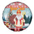 Personalized Germany Frohe Weihnachten Spare Tire Cover Cute Saint Nicholas With Christmas Tree - Wonder Print Shop