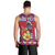 Personalized Haiti Jwaye Nowel Men Tank Top Hispaniolan Trogon With Hibiscus Flowers - Wonder Print Shop